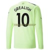 Original Fußballtrikot Manchester City Grealish 10 Ausweichtrikot 2022-23 Langarm Für Herren